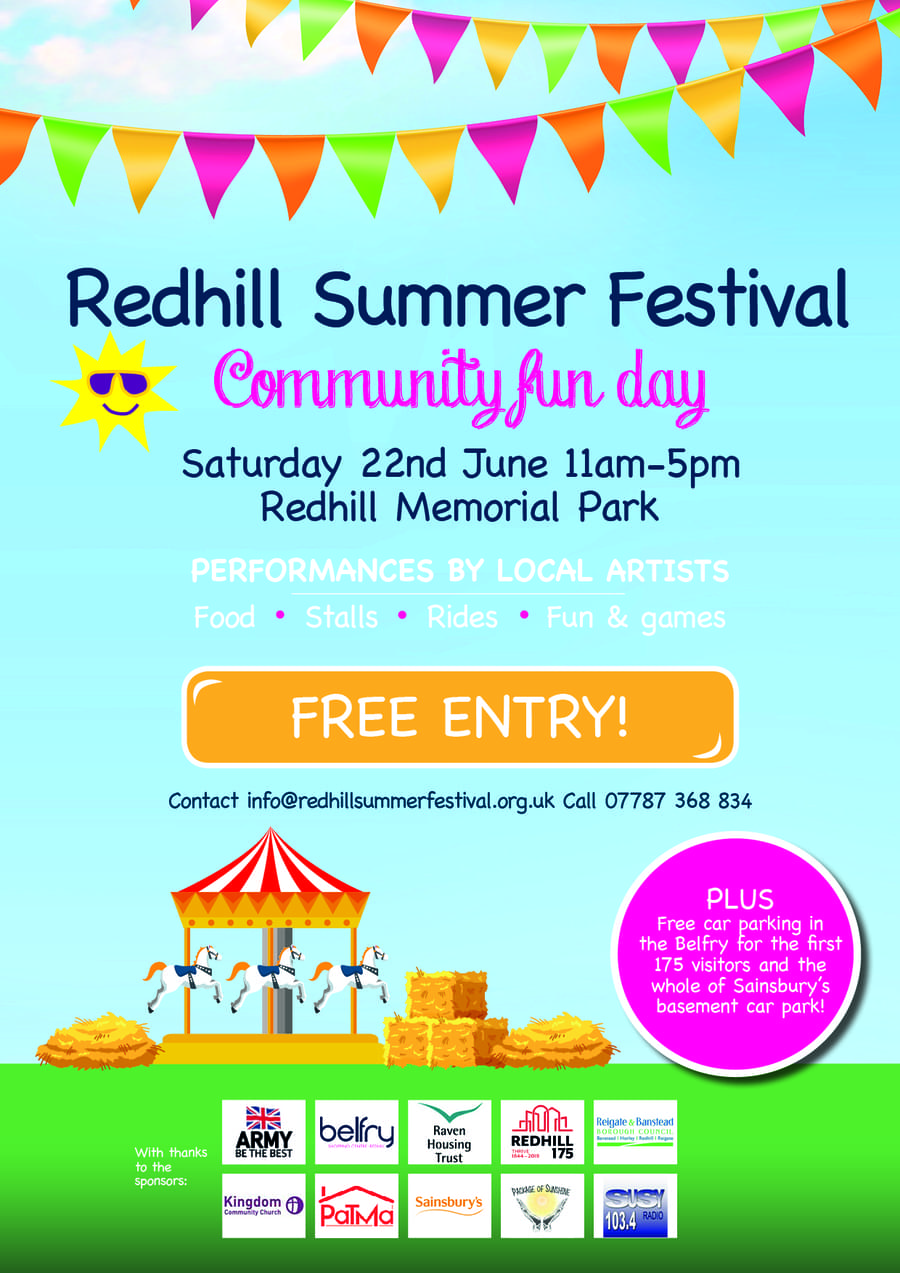 Redhill Summer Festival poster